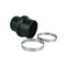 A & I Products Centri Rubber Hump Hose Reducer w/2 Clamps 4"-4 1/2 6.2" x6.5" x8.5" A-954045 - alternate 1